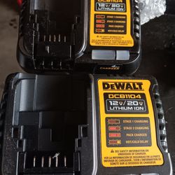 DEWALT 20V/ 12V CHARGER MODEL # DCB1104 EACH