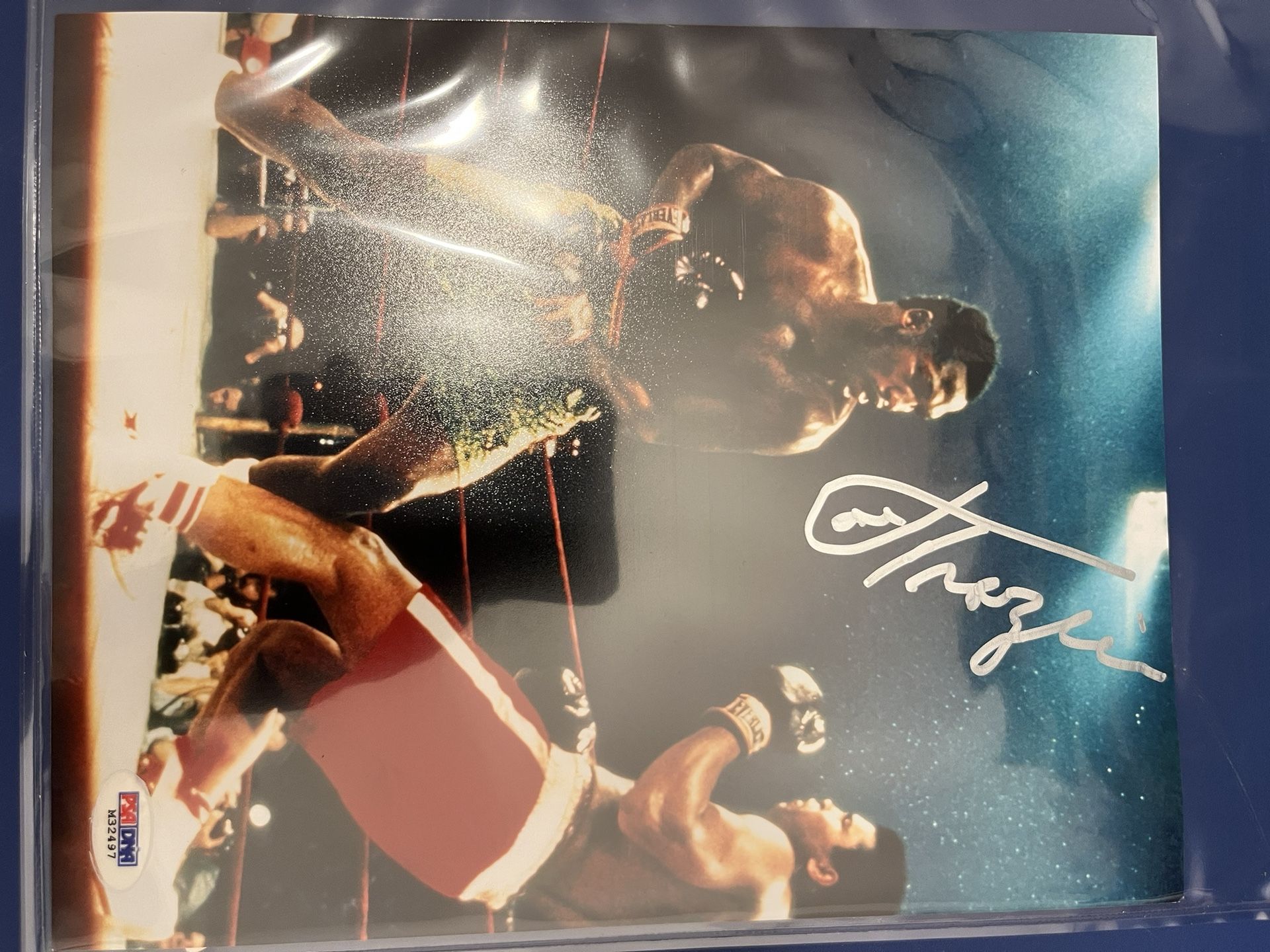 Frazier And Mohammad Ali. Signed By Frazier $50