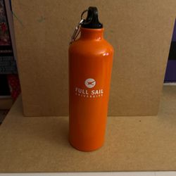 Fullsail university orange tumbler/water bottle 