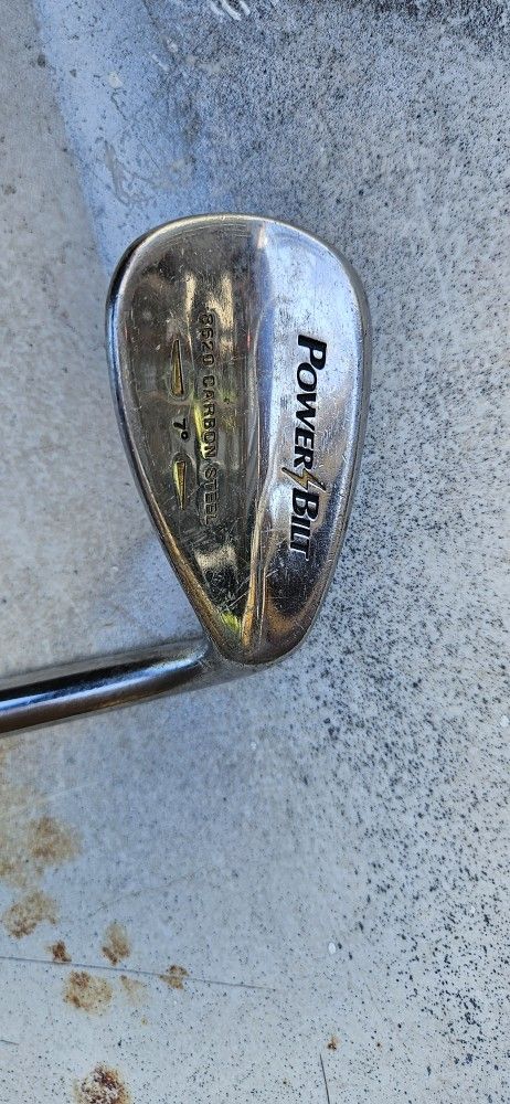 PowerBilt 8620 Carbon Steel 7° golf wedge