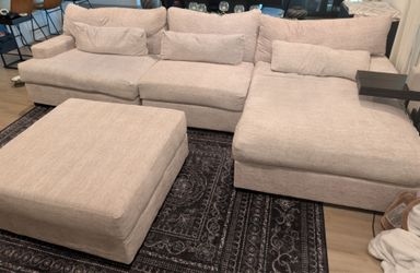 Sectional Sofa with Chaise and Ottoman