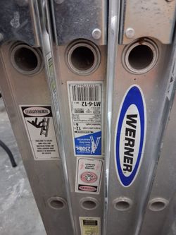 WERNER M1-6-12 FOLDING LADDER