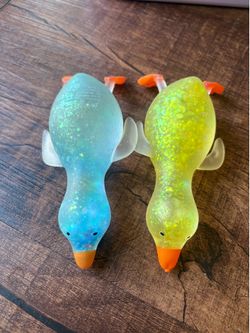Two sugar squishy ducks