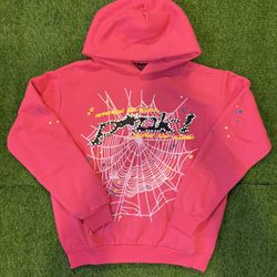 Pink V1 Spider Hoodie 
