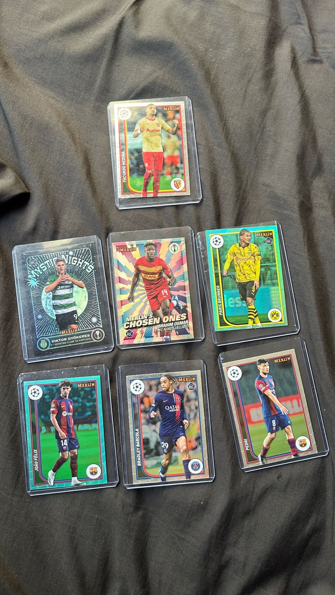 Soceer Merlin Cards