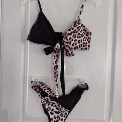 2pc Cheetah Bikini Set