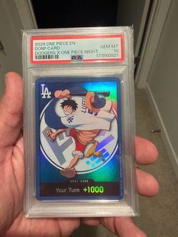 PSA 10 - Luffy Dodgers Don Card