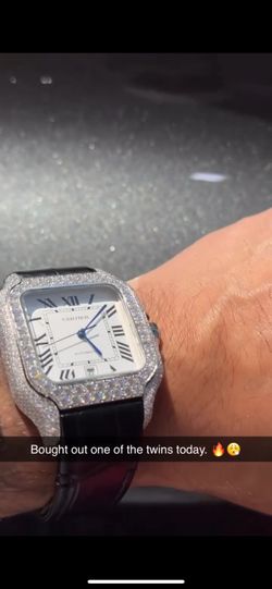 Moissanite Cartier Watch