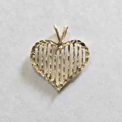 14kt Gold Heart Charm