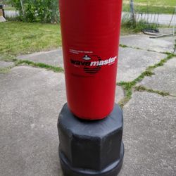  Wave Master Punching BAG Free Gloves 🥊 Adjustable Heights 