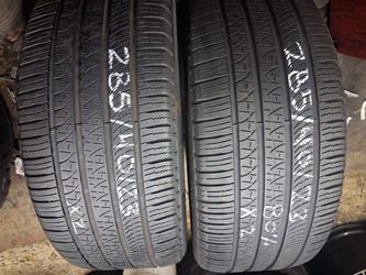 Pair of 285/40/23 with 80% of tread or life PIRELLI scorpion 🦂 ZERO HABLAMOS ESPAN̈OL