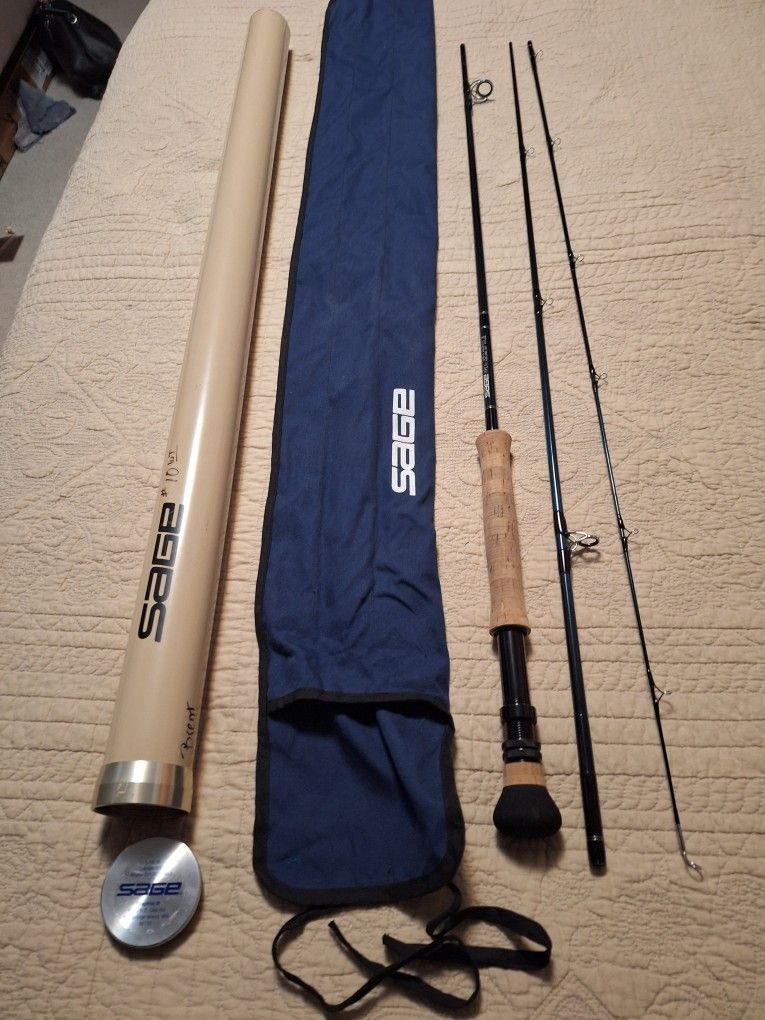 Sage Fly Rod 9ft. 10wt. RPLXi 1090-3 Graphite 3