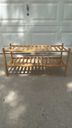 Wooden Shoe Stand
