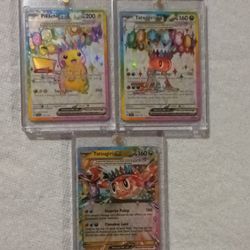 3 CARD LOT OF SURGING SPARKS POKEMON CARDS 