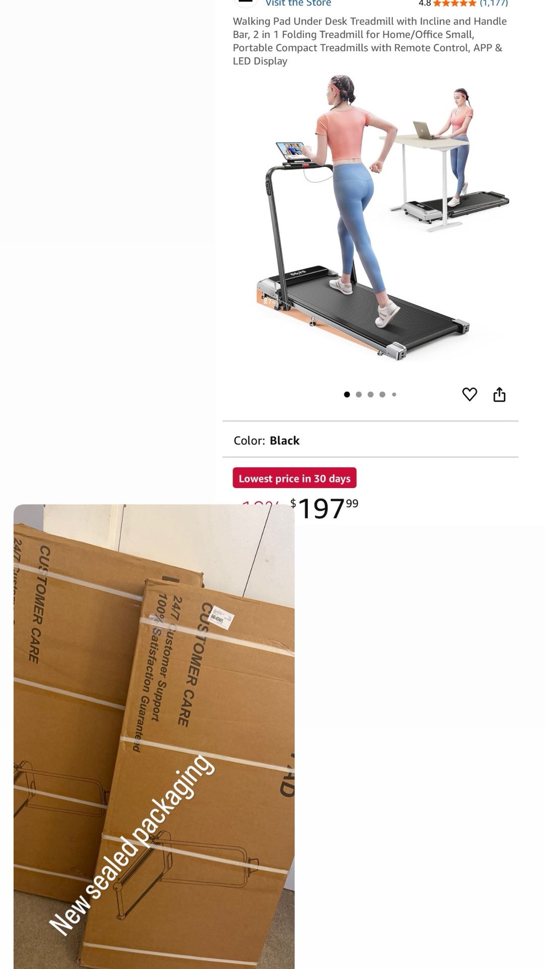 Treadmills for Home and Office, in Portable Walking Pad