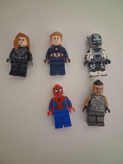 Lego marvel minifigs