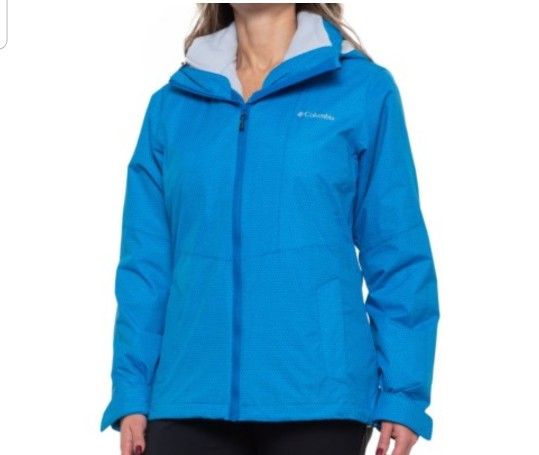 Columbia Sportswear Ruby River Interchange Jacket Women Insulated 3-in-1 Blue S

