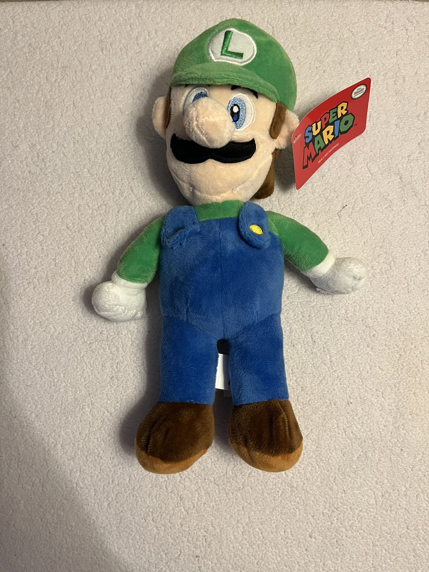 Super Mario Bros 16” Luigi Stuffed Plush Nintendo 2021