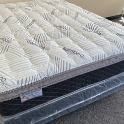 King Grey Europillow Top 12inch Matres 