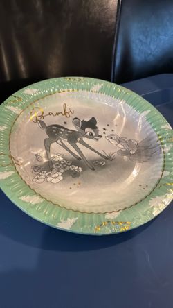 Bambi Baby shower plates 8