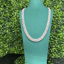 SILVER MONACO CHAIN / CADENA MONACO PLATA 