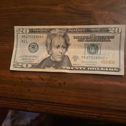 $20 star note