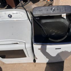 Maytag Washer And Whirlpool Dryer-READ DESCRIPTION 