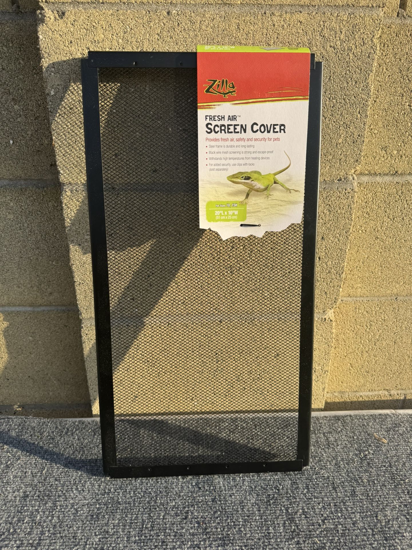 📣 FREE ALERT! Zilla Fresh Air Screen Cover for reptile terrariums