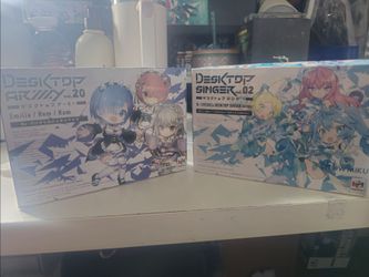 Desktop Army Re:Zero Starting Life in Another World and Desktop Singer Hatsune Miku
