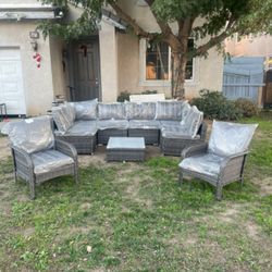 Large Outdoor Patio Furniture 9 Piece Patio Sofa Set Brand New Patio Set 🆕🚛🚎🆕