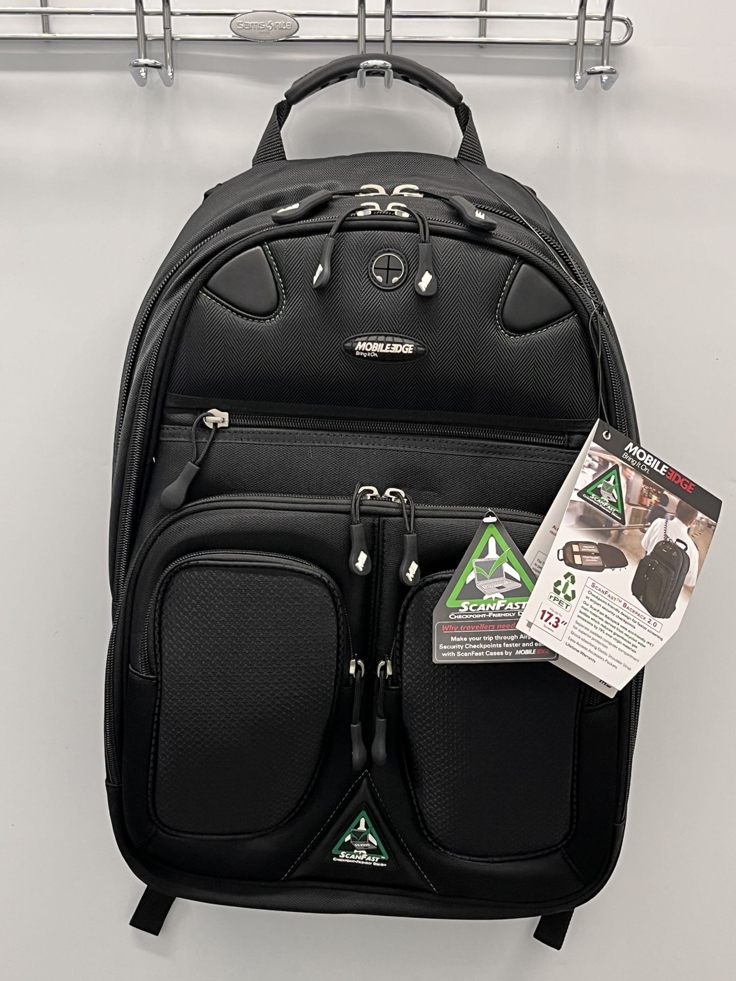 Mobile Edge Scanfast 2.0 Checkpoint Friendly Backpack for Up To 17.3" Laptop BRAND NEW