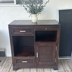 Dark Wood Armoire 