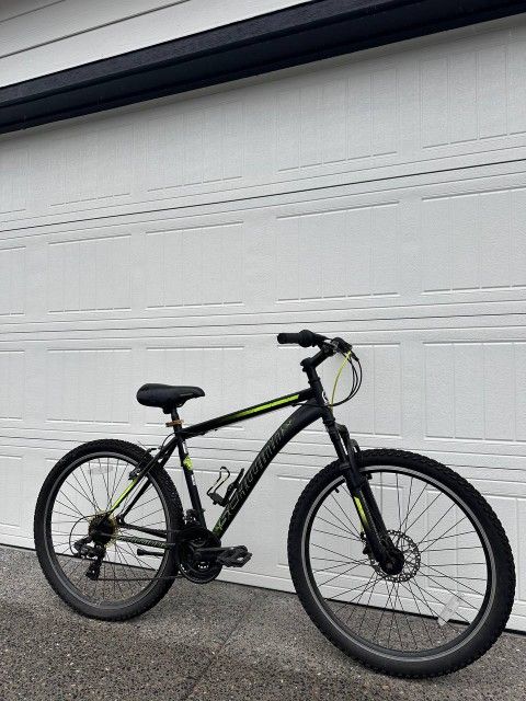 Schwinn Sidewinder Mountain Bike – 26” Wheels – 21-Speed – Front Suspension Bicycle