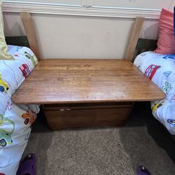 Complete Twin Bunkbed w/Dresser & Vintage ToyBox