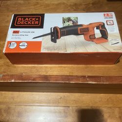 New Black & Decker Reciprocating Saw