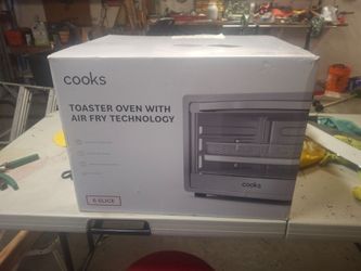 Toaster oven with air fryer