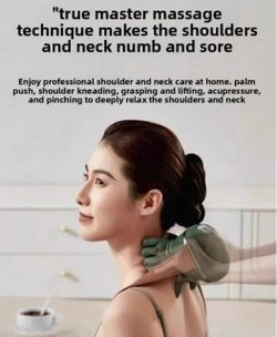 Advanced 4D shiatsu Neck and shoulder massager!