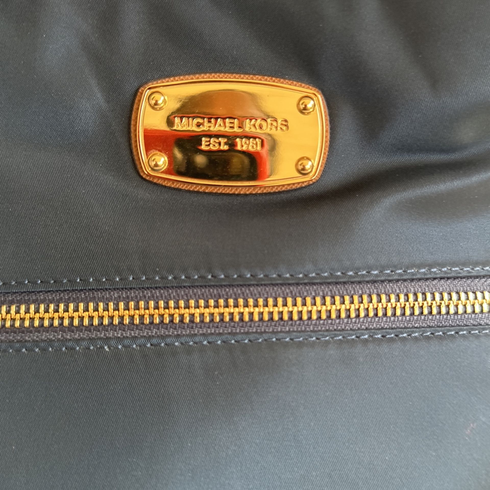 Michael Kors Navy Blue Lady Purse Good Condition