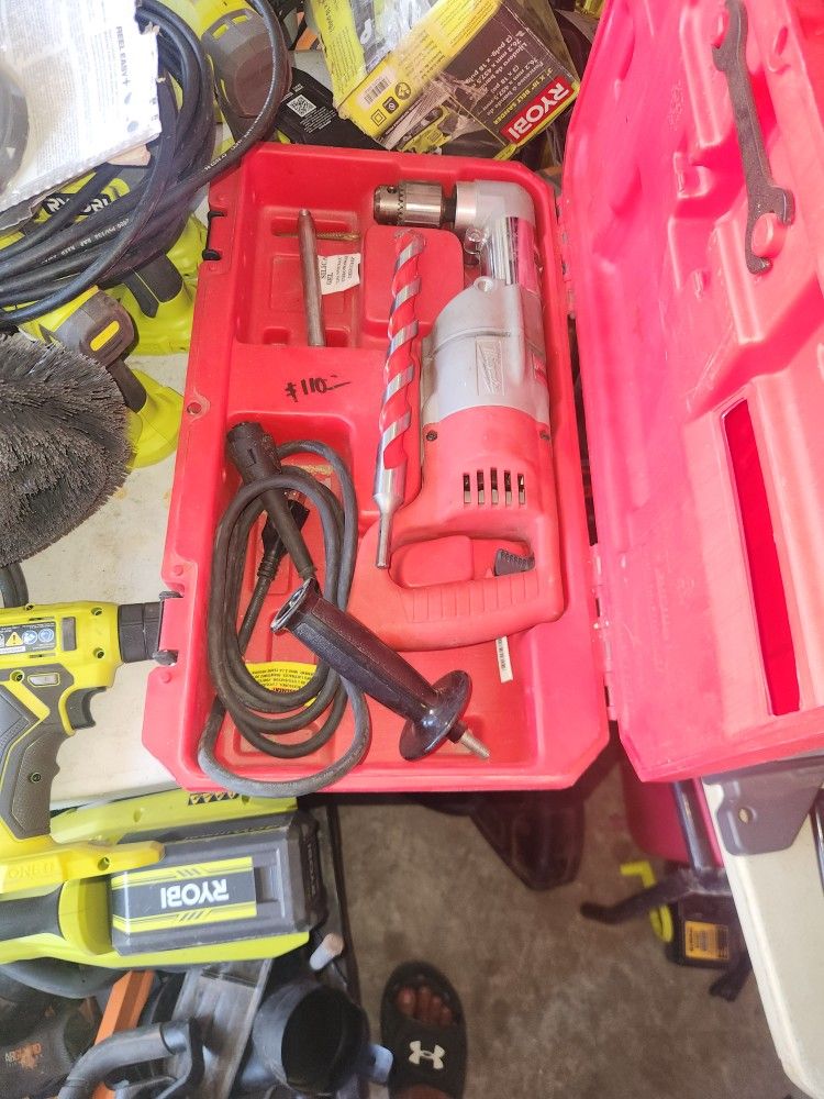 Milwaukee Right Angle Drill Corded $110