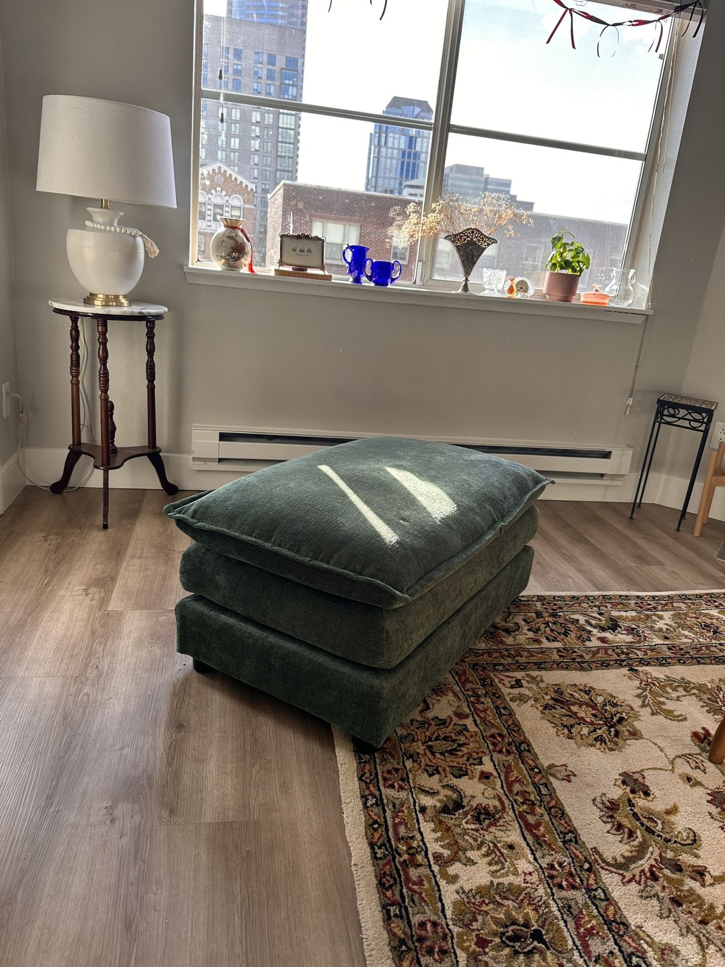 Green Ottoman