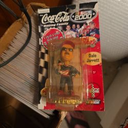 2000 Dale Jarrett Coca-Cola Racing Family mini bobblehead