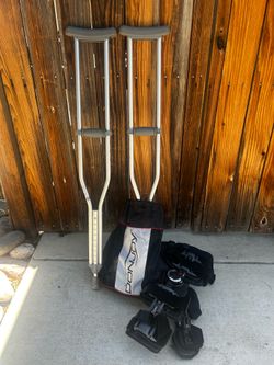 Two DonJoy Units + Carry Bag + Extra Padding + Walking Aids