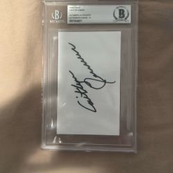 Caitlyn Jenner BAS Slabbed Autograph – Beckett Authenticated