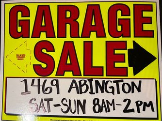 Multi Family Garage Sale