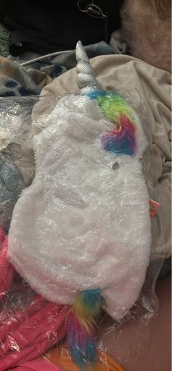 Unicorn Plush dog costume