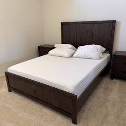 Queen Bed Frame + Box Spring