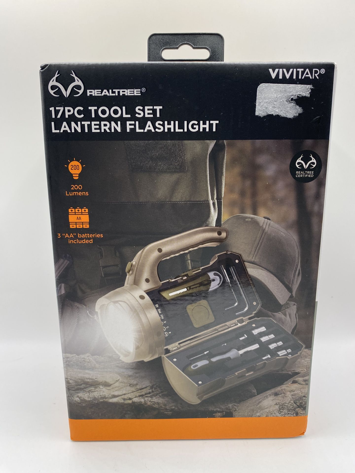 Vivitar RealTree 17pc Tool Set Lantern Flashlight