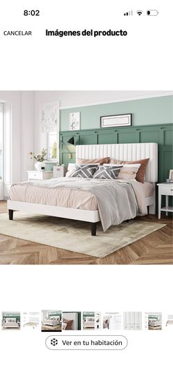 Platform bed frame size full