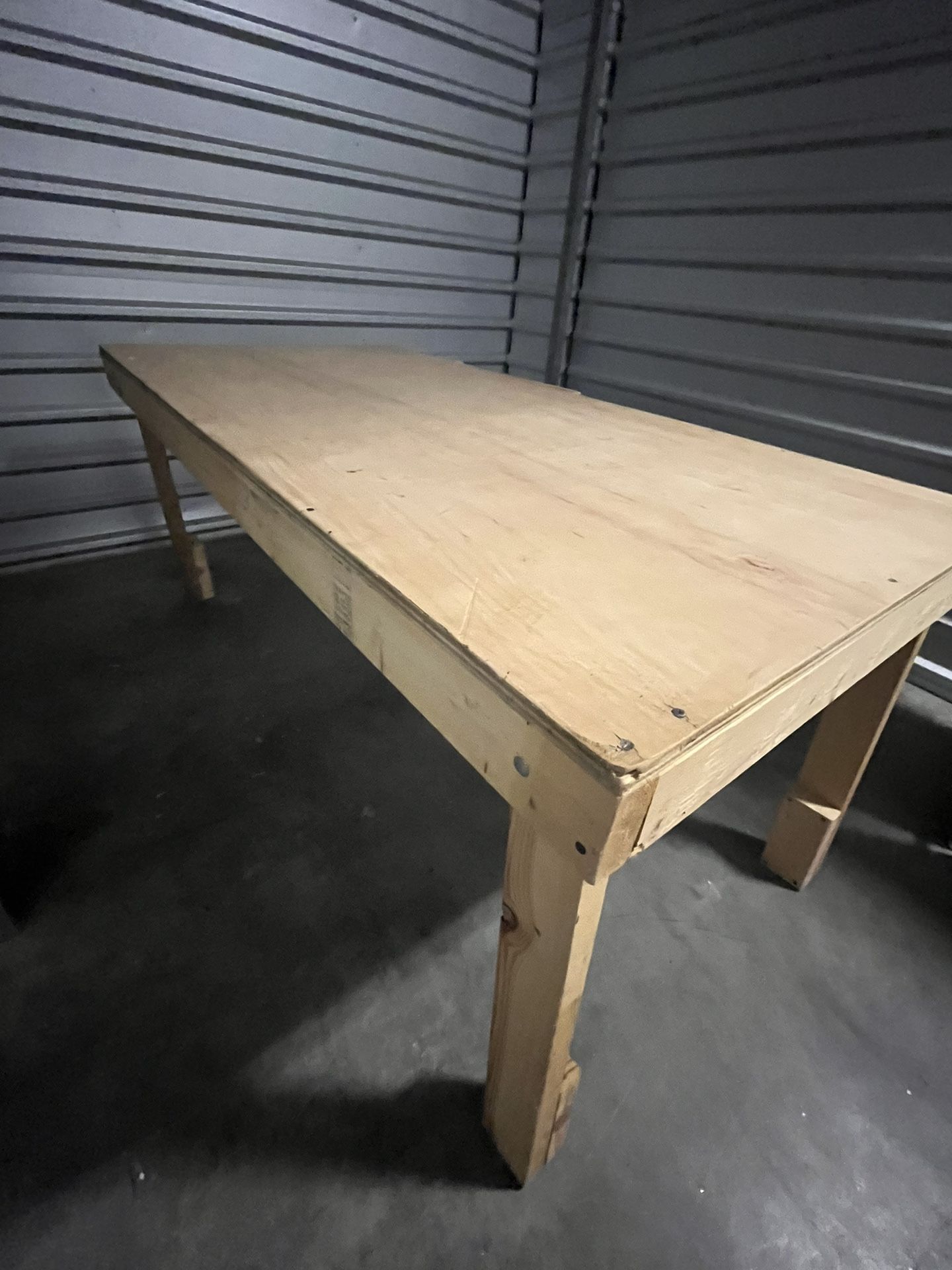 Work / Shop Table. 4 X 8. Foldable Legs