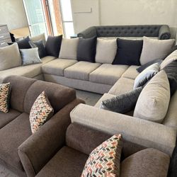 EXTRA LARGE SECTIONAL $1599 SOFA & LOVESEAT $799